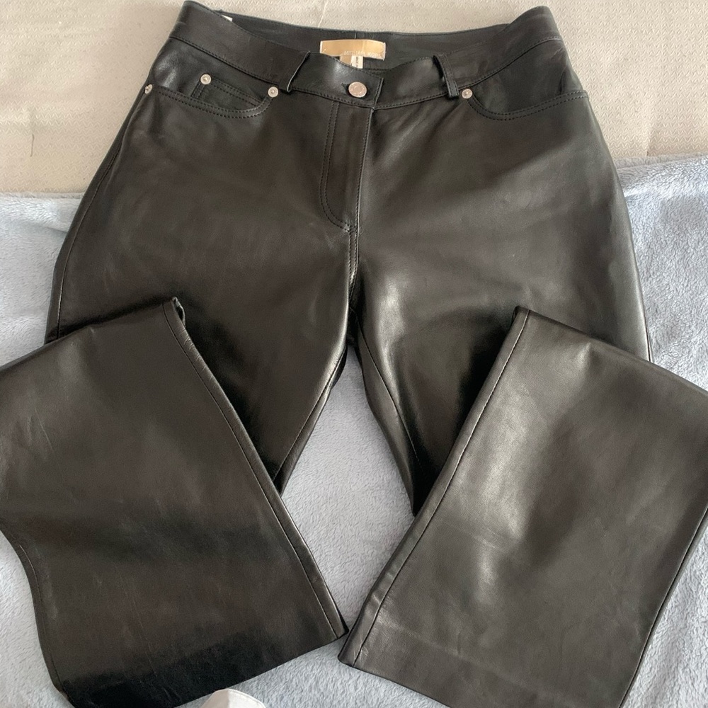 Michael Kors 100% leather pants